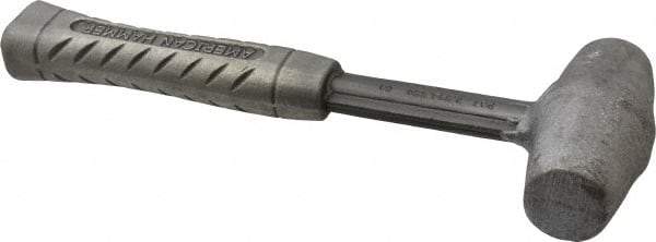 American Hammer - 4 Lb Head 1-1/2" Face Lead Alloy Nonmarring Lead Hammer - 12" OAL, Aluminum Handle - Best Tool & Supply