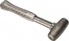 American Hammer - 2 Lb Head 1-1/4" Face Zinc Aluminum Alloy Nonmarring Hammer - 11-1/2" OAL, Aluminum Handle - Best Tool & Supply