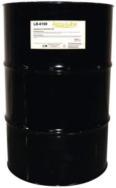 Accu-Lube - Accu-Lube LB-6100, 55 Gal Drum Cutting & Sawing Fluid - Natural Ingredients, For Cutting, Drilling, Grinding, Milling, Punching, Stamping, Tapping - Best Tool & Supply