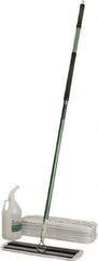 Ability One - 55" Long x 6" Wide Microfiber Dust Flat Mop - Hook & Loop, Green, Looped Head, Launderable - Best Tool & Supply