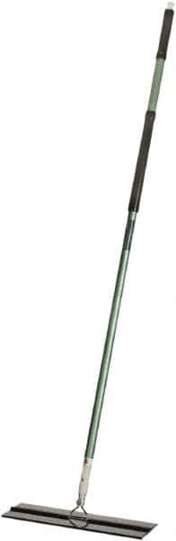 Ability One - 55" Long x 6" Wide Microfiber Dust Flat Mop - Hook & Loop, Green, Looped Head, Launderable - Best Tool & Supply