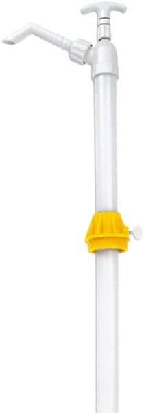 lumax - Oil Lubrication 0.06 Gal/Turn Flow Polypropylene Lever Hand Pump - For 15 to 55 Gal Container - Best Tool & Supply