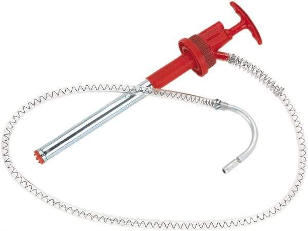 lumax - Oil Lubrication 0.02 Gal/Turn Flow Plastic Lever Hand Pump - For 5 Gal Container - Best Tool & Supply