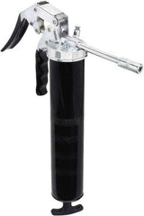 lumax - 7,000 Max psi, Rigid Pistol Grease Gun - 14 oz Capacity, 1/8 Thread Outlet, 25 Strokes per oz, 3-Way Fill - Best Tool & Supply