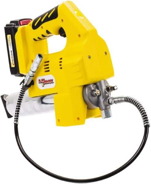 lumax - 10,000 Max psi, Flexible Battery-Operated Grease Gun - 14 oz Capacity, 3-Way Fill - Best Tool & Supply