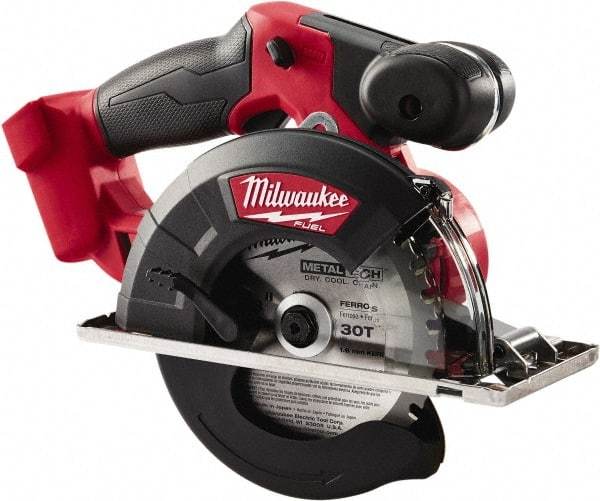 Milwaukee Tool - 18 Volt, 5-7/8" Blade, Cordless Circular Saw - 3,900 RPM, Lithium-Ion Batteries Not Included - Best Tool & Supply