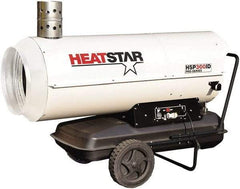 Heatstar - 285,000 BTU Rating, Kerosene/Diesel Indirect Fired Forced Air Heater - 7,125 Sq Ft Max Heating Area, 27.7 Gal Capacity, Fuel with Diesel, Kerosene, JP-8 & Jet8 - Best Tool & Supply