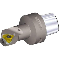 Kennametal - Insert Style LT16NR, 90mm Head Length, Right Hand Cut, Internal Modular Threading Cutting Unit Head - System Size PSC63, 22mm Center to Cutting Edge, Series PSC - Best Tool & Supply