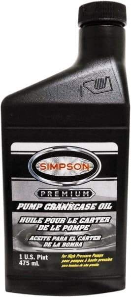 Simpson - Fixed Pressure Washer Pump Oil - 3-1/8" Long, Plastic, Female & Male - Best Tool & Supply