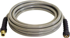 Simpson - 3,700 Max psi Fixed Pressure Washer Hose - 50' Long, Polyurethane, Female - Best Tool & Supply