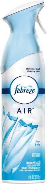 Febreze - 8.8 oz Aerosol Can Air Freshener - Liquid, Linen & Sky Scent - Best Tool & Supply