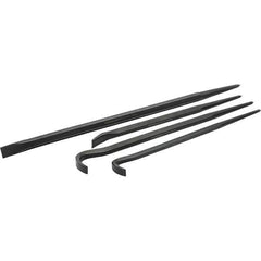 GearWrench - 4 Piece Rolling Head Pry Bar Set - Includes 15, 16, 18 & 24" Lengths - Best Tool & Supply