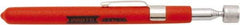 Proto - 5-1/2" Long Magnetic Retrieving Tool - 1.5 Lb Max Pull, 25-1/2" Collapsed Length, Steel Coil/Plastic - Best Tool & Supply