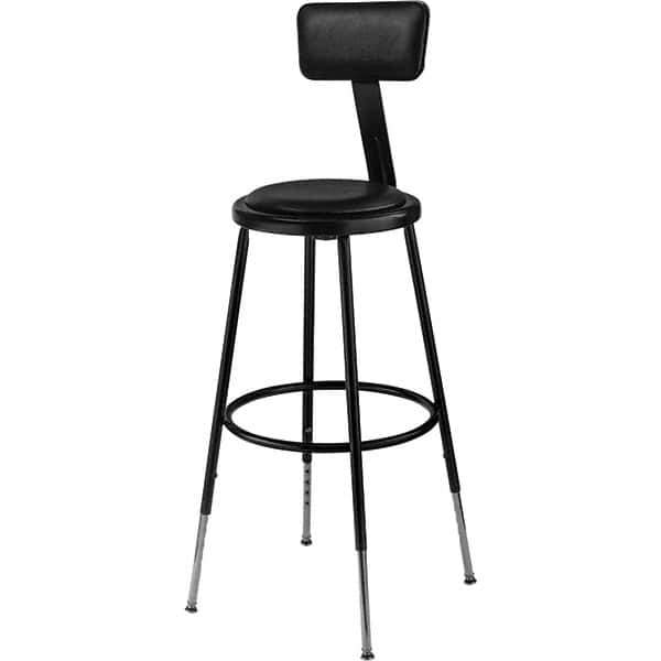 NPS - Swivel & Adjustable Stools Type: Adjustable Height Stool Base Type: Steel - Best Tool & Supply