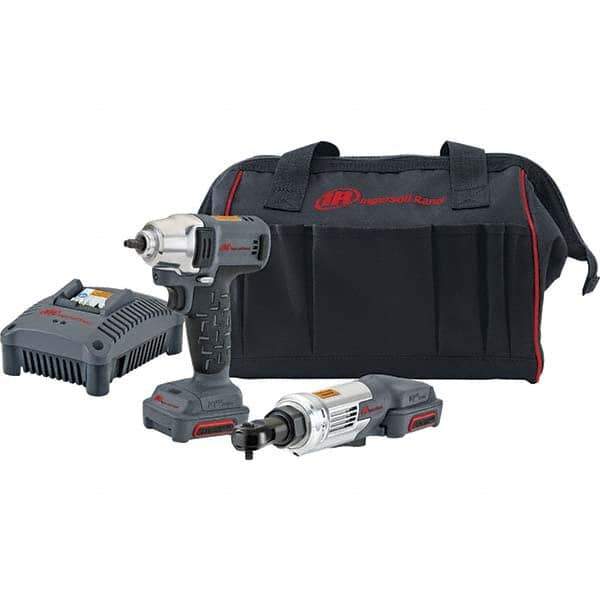 Ingersoll-Rand - 12 Volt Cordless Tool Combination Kit - Includes 1/4" Impact Driver, Lithium-Ion Battery Included - Best Tool & Supply