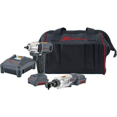 Ingersoll-Rand - 12 Volt Cordless Tool Combination Kit - Includes 1/4" Impact Driver, Lithium-Ion Battery Included - Best Tool & Supply