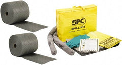 Brady SPC Sorbents - 24 Gal Capacity per Package, Universal Roll - 150' Long x 15" Wide, Gray, Polypropylene - Best Tool & Supply