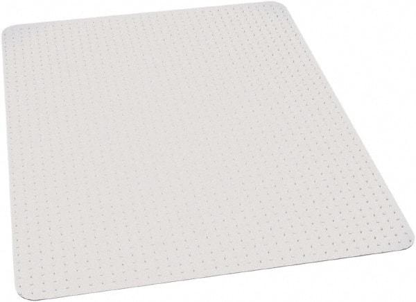 Ability One - 60" Long x 60" Wide, Chair Mat - Rectangular, Beveled Edge Style - Best Tool & Supply