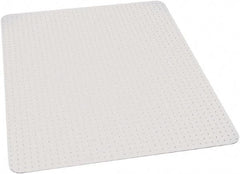 Ability One - 60" Long x 60" Wide, Chair Mat - Rectangular, Beveled Edge Style - Best Tool & Supply