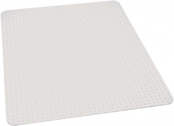 Ability One - 60" Long x 46" Wide, Chair Mat - Rectangular, Beveled Edge Style - Best Tool & Supply