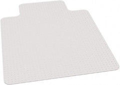 Ability One - 53" Long x 45" Wide, Chair Mat - Rectangular, Beveled Edge Style - Best Tool & Supply