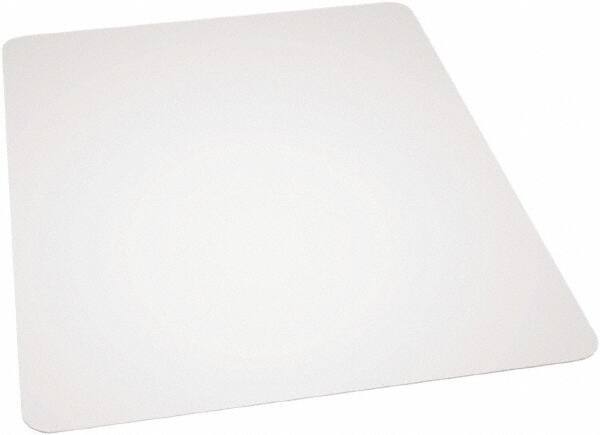 Ability One - 60" Long x 46" Wide, Chair Mat - Rectangular, Beveled Edge Style - Best Tool & Supply