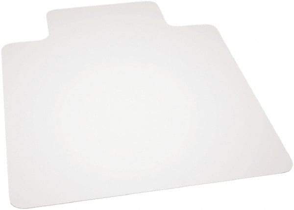 Ability One - 53" Long x 45" Wide, Chair Mat - Rectangular, Beveled Edge Style - Best Tool & Supply