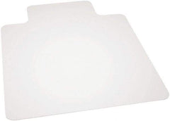 Ability One - 53" Long x 45" Wide, Chair Mat - Rectangular, Beveled Edge Style - Best Tool & Supply