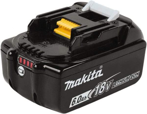 Makita - 18 Volt Lithium-Ion Power Tool Battery - 6 Ahr Capacity, 55 min Charge Time, Series LXT - Best Tool & Supply