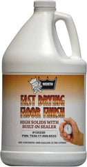 Werth Sanitary Supply - 1 Gal Plastic Bottle Floor Coating - Use on Resilient Tile, Vinyl Tile - Best Tool & Supply