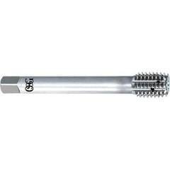 OSG - M3.5x0.60 Metric 6H D6 Thread Limit Plug Thread Forming Tap - High Speed Steel, V Finish, 56mm OAL, 21mm Thread Length, Right Hand Thread, Series 16350 - Best Tool & Supply