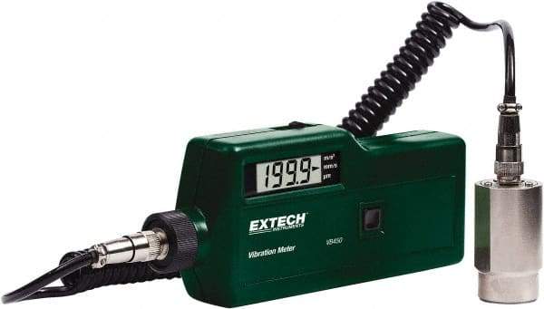 Extech - Vibration Meters Meter Type: Vibration Meter Vibration Measurement Range: 10Hz to 1500Hz - Best Tool & Supply