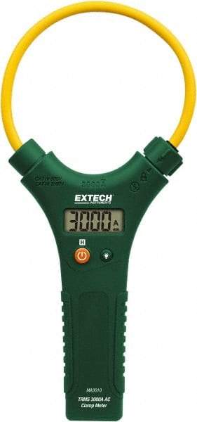 Extech - MA3010, CAT IV, Digital True RMS Clamp Meter with 10" Flex Jaws - 3000 AC Amps, Measures Current - Best Tool & Supply