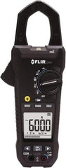 FLIR - CM82, CAT III, Digital True RMS Clamp Meter with 1.45" Clamp On Jaws - 1000 VAC/VDC, 600 AC/DC Amps, Measures Voltage, Capacitance, Current, Frequency, Resistance - Best Tool & Supply