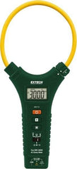 Extech - MA3110, CAT III, Digital True RMS Clamp Meter with 11" Flex Jaws - 1000 VAC/VDC, 3000 AC Amps, Measures Voltage, Capacitance, Continuity, Current, Resistance - Best Tool & Supply