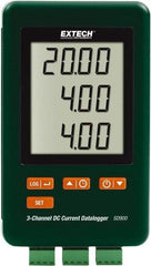 Extech - 1 Phase, 0.01 to 20mA Amp Capability, LCD Display Power Meter - ±0.5% + 0.02mA Current Accuracy, - Best Tool & Supply