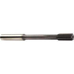 Chucking Reamer: 0.4134″ Dia, 4.7244″ OAL, 1.0236″ Flute Length, Solid Carbide 6 Flute, RH