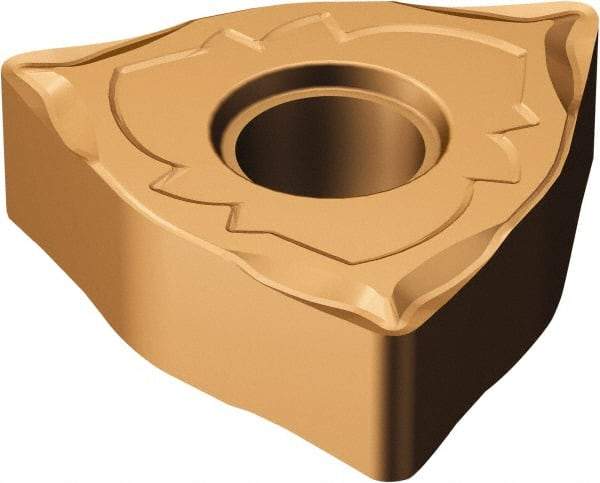 Sandvik Coromant - WNMG431 SF Grade 1125 Carbide Turning Insert - TiAlN/AlCr2O3 Finish, 80° Trigon, 1/2" Inscr Circle, 3/16" Thick, 1/64" Corner Radius - Best Tool & Supply