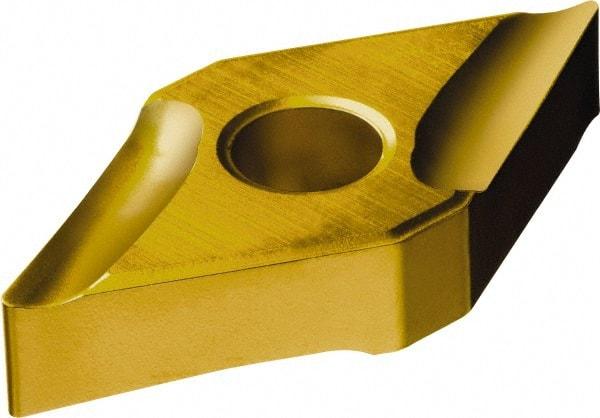 Sandvik Coromant - DNMG442 K Grade 2035 Carbide Turning Insert - TiAlN/TiN Finish, 55° Diamond, 1/2" Inscr Circle, 1/4" Thick, 1/32" Corner Radius - Best Tool & Supply