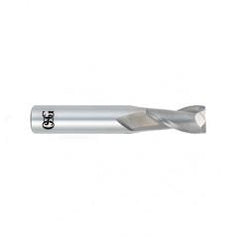 3/4 Dia. x 4 Overall Length 2-Flute .090 C/R Solid Carbide SE End Mill-Round Shank-Center Cutting-Uncoated - Best Tool & Supply