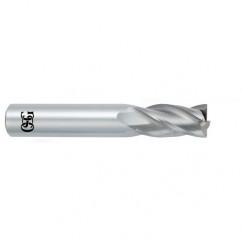 5/8 Dia. x 3-1/2 Overall Length 4-Flute .020 C/R Solid Carbide SE End Mill-Round Shank-Center Cutting-Uncoated - Best Tool & Supply