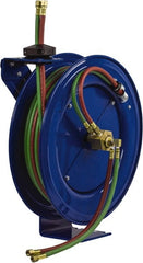 CoxReels - Welding Hose Reels; Length (Inch): 19-5/8 ; Hose Included: Yes ; Hose Length (Feet): 50.00; 50.0 ; Inside Diameter (Inch): 1/4 ; Maximum Working Pressure (psi): 200.0; 200.00 - Exact Industrial Supply