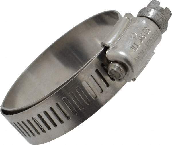 IDEAL TRIDON - SAE Size 20, 13/16 to 1-3/4" Diam, Stainless Steel Lined Worm Drive Clamp - Material Grade 316 - Best Tool & Supply