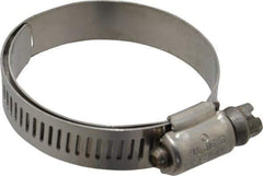 IDEAL TRIDON - SAE Size 24, 1-1/16 to 2" Diam, Stainless Steel Lined Worm Drive Clamp - Material Grade 316 - Best Tool & Supply