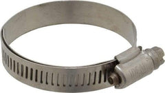 IDEAL TRIDON - SAE Size 28, 1-1/4 to 2-1/4" Diam, Stainless Steel Lined Worm Drive Clamp - Material Grade 316 - Best Tool & Supply