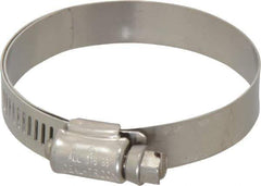 IDEAL TRIDON - SAE Size 32, 1-9/16 to 2-1/2" Diam, Stainless Steel Lined Worm Drive Clamp - Material Grade 316 - Best Tool & Supply