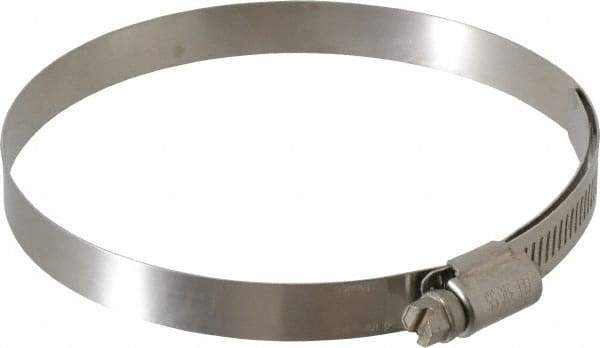 IDEAL TRIDON - SAE Size 64, 3-9/16 to 4-1/2" Diam, Stainless Steel Lined Worm Drive Clamp - Material Grade 316 - Best Tool & Supply