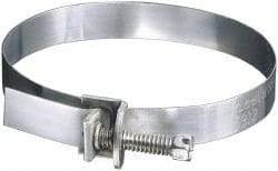 IDEAL TRIDON - SAE Size 72, 1 to 5" Diam, Galvanized Steel Adjustable Strap Worm Drive Clamp - Best Tool & Supply