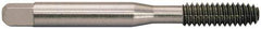 Balax - M3.5x0.60 Metric Coarse D7 Thread Limit Bottoming Thread Forming Tap - Powdered Metal High Speed Steel, Bright Finish, 2" OAL, 0.48" Thread Length, Right Hand Thread, Series BXMSG - Best Tool & Supply