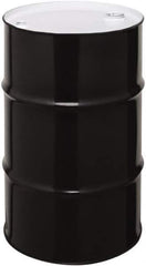 Made in USA - 55 Gallon Cylindrical Carbon Steel Tight Head Drum - 33" High x 22-1/2" Diam - Best Tool & Supply